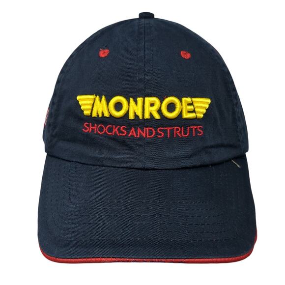 Monroe Shocks And Struts Reflex Strapback Hat Blue One Size Embroidered - Picture 1 of 9